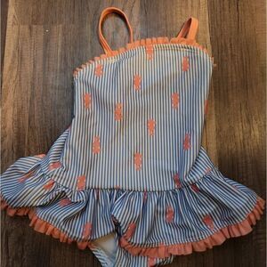Gymboree Seahorse One Piece Swimsuit 6-12mo Vintage